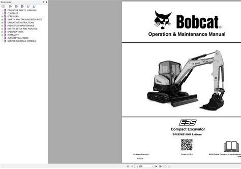 bobcat mini excavator e35 exporter|bobcat e35 mini excavator manual.